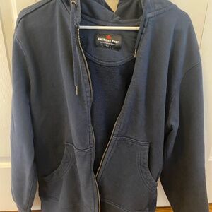American Giant full zip hoodie